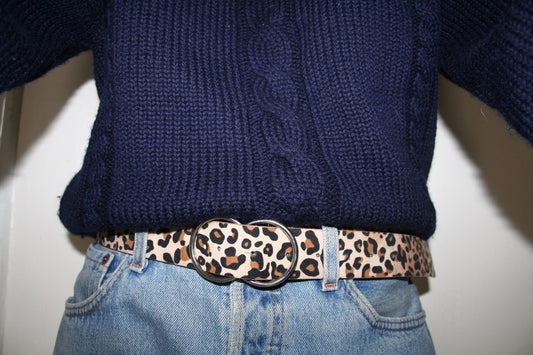 Vintage Cheetah Belt