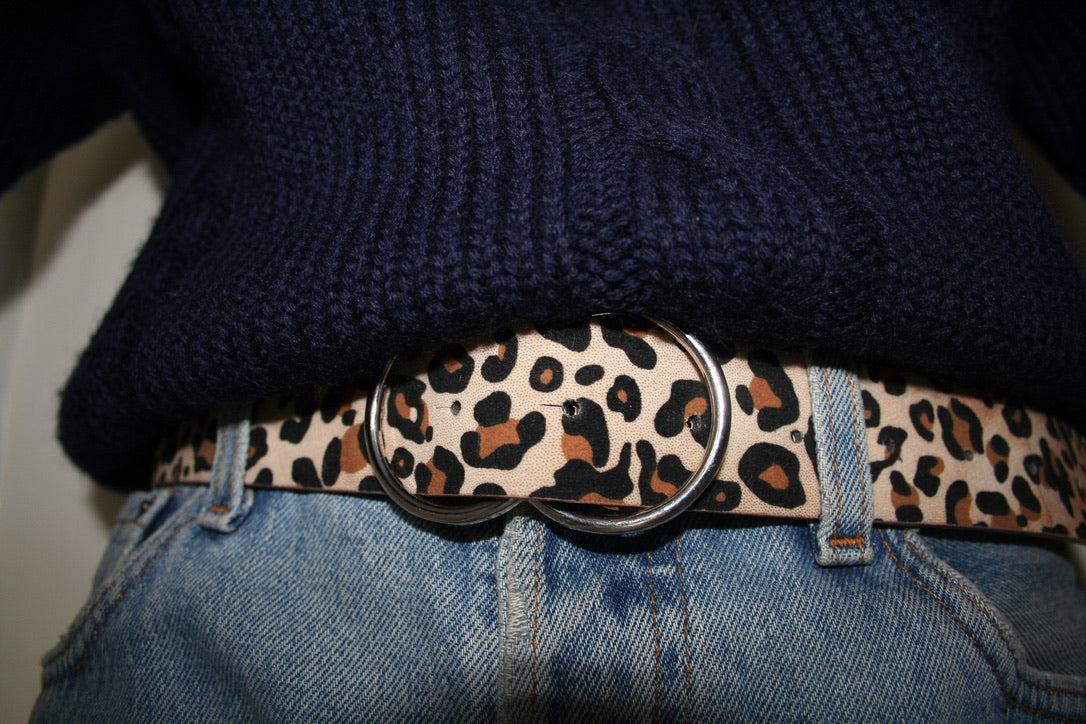 Vintage Cheetah Belt