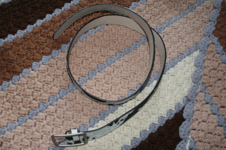 Vintage Zebra Belt