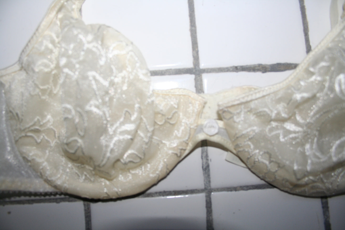 Vintage Cream Lace Bra