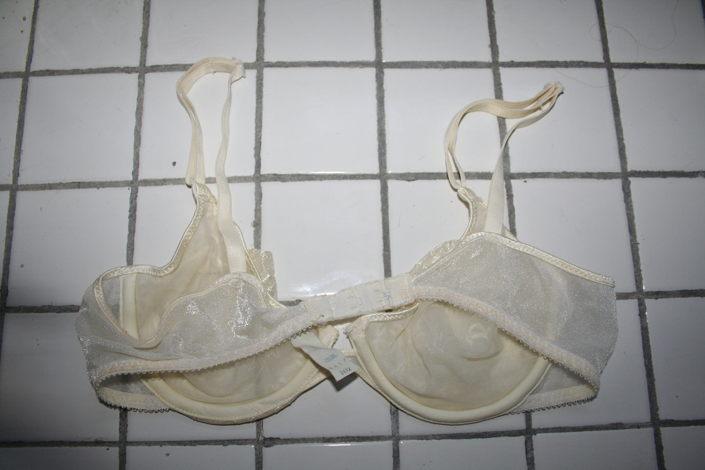 Vintage Cream Lace Bra