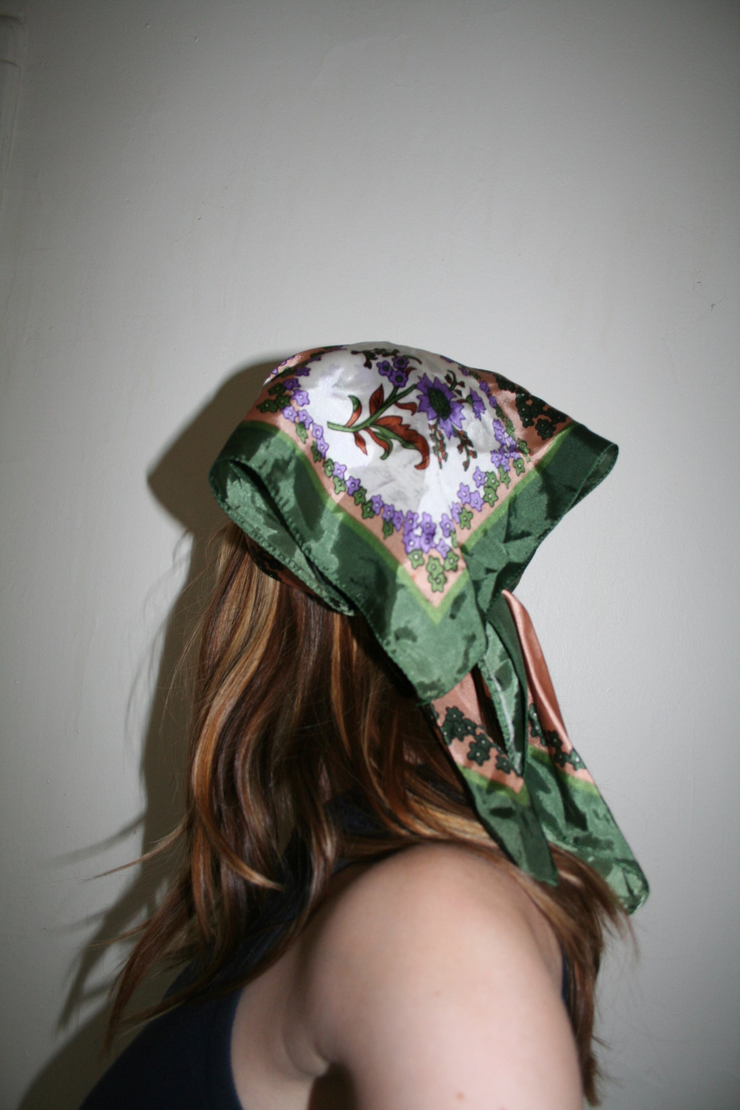 Vintage Floral Scarf