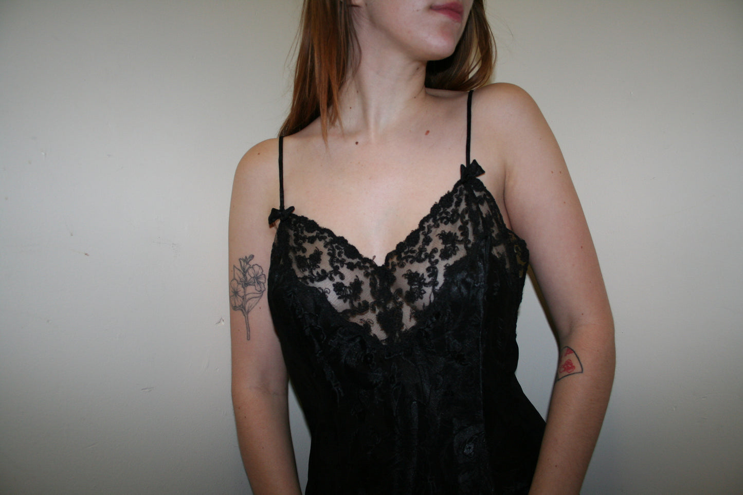 Vintage Black Nightgown