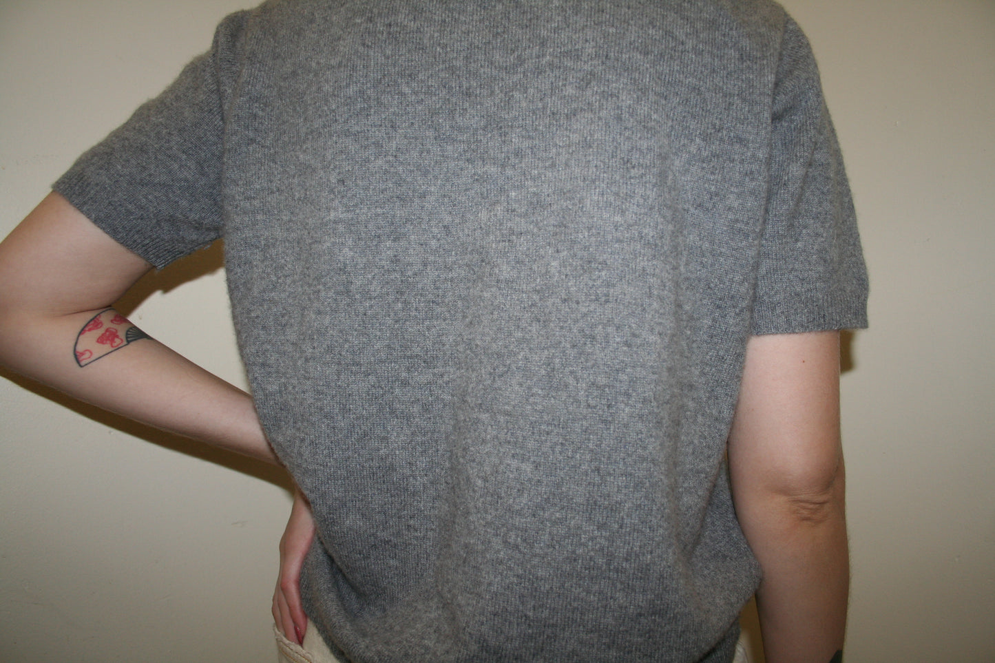 Vintage Gray Cashmere Pullover