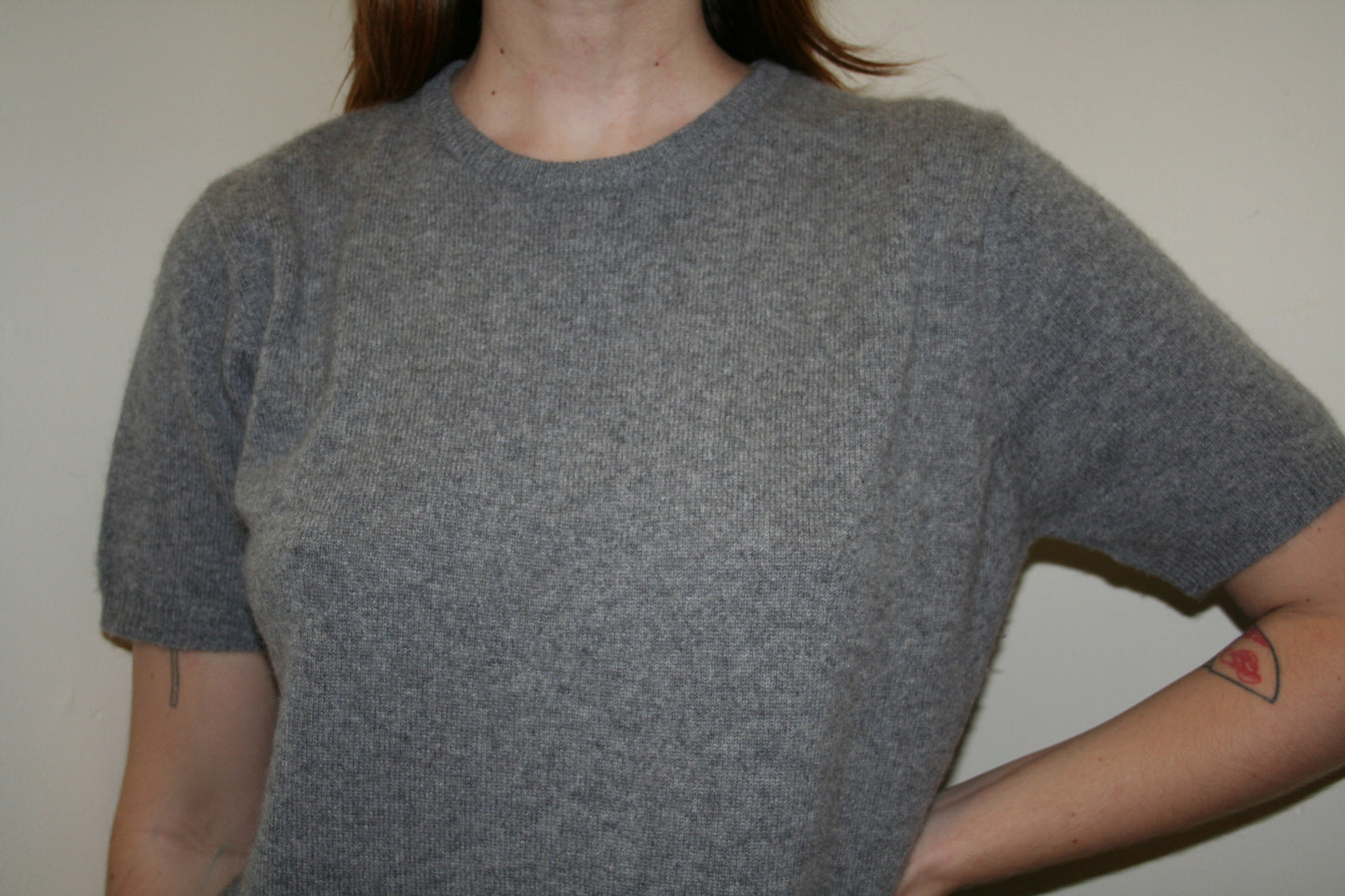 Vintage Gray Cashmere Pullover