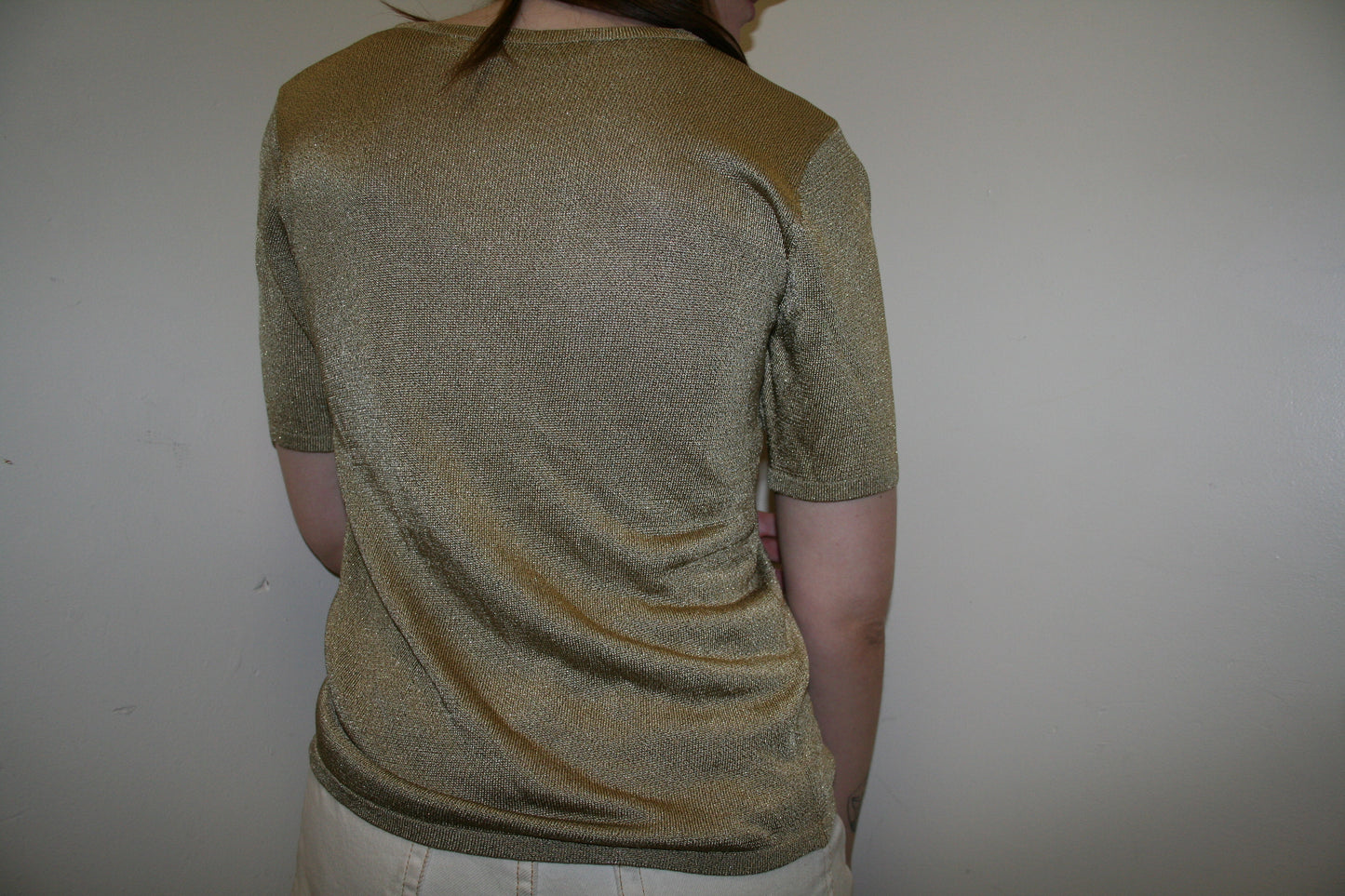 Vintage Gold Shimmer Tee