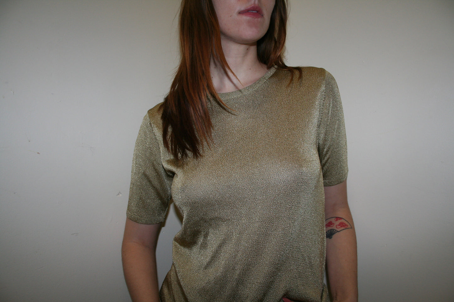 Vintage Gold Shimmer Tee